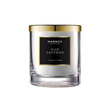 maraca jar candle oud saffron fragrance