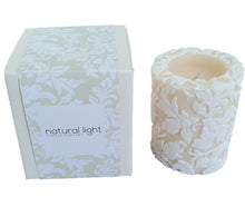 natural light company damask candle