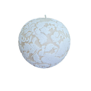 natural light company damask sphere candle 