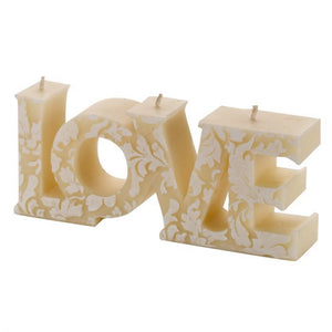 natural light candle company LOVE candle