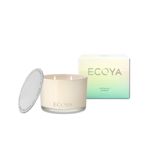 ecoya citronella two wick outdoor candle