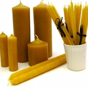 beeswax taper candles made in new zealand
