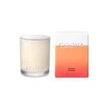 ecoya blood orange fragranced mini jar candle